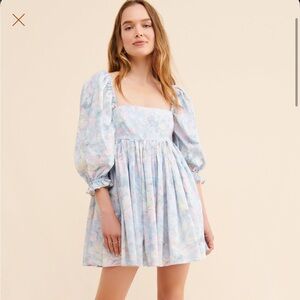 Selkie Monet Cotton Puff Dress